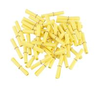 sourcing map Mini Vintage Message Paper Scrolls, 100Pcs Valentine Message Paper, Lucky Wish Paper Roll for Party Birthday, Yellow