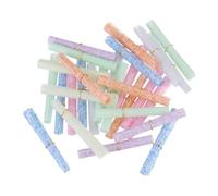 sourcing map Mini Vintage Message Paper Scrolls, 48Pcs 7x7cm Random Night Light Color Valentine Message Paper, Lucky Wish Paper for Party Birthday