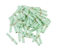 Sourcing Map Mini Vintage Message Scrolls, 100pcs Lucky Wish Paper Roll for Party, Birthday, Grass Green