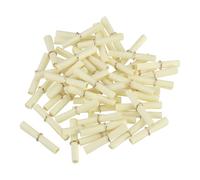 sourcing map Mini Vintage Messages Paper Scrolls, 100Pcs 10 x 5cm Random Valentine Message Wish Paper Roll for Party Birthday, White