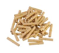 sourcing map Mini Vintage Messages Paper Scrolls, 48Pcs 10 x 5cm Random Valentine Message Wish Paper Roll for Party Birthday, Khaki