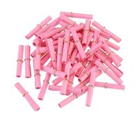 sourcing map Mini Vintage Messages Papers Scrolls, 100Pcs Valentine Message Wish Paper Roll for Party Birthday, Hot Pink