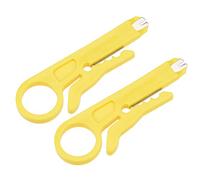 sourcing map Mini Wire Stripper Punch Down Cutter for Network Wire Cable, RJ45 Cat5 Data Cable, Telephone Cable and Computer UTP Cable 2pcs