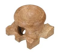 sourcing map Mini Wooden Crystal Ball Stand, 20mm Wood Display Stand Base Round Rosewood Sphere Holder for Secure Display Crystal Ball Sphere Eggs Stone, Red Brown
