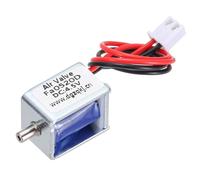 sourcing map Miniature Solenoid Valve 2 Way Normally Closed DC4.5V 0.5A Air Solenoid Valve