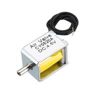 sourcing map Miniature Solenoid Valve Normally Opened DC4.5V 80mA Air Solenoid Valve