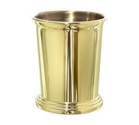sourcing map Mint Julep Cup, Stainless Cocktail Cup Tumbler 350ml for Cocktail Mixed Drink - Gold