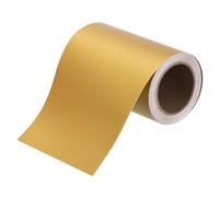 sourcing map Mirror Border Peel and Stick Wood Grain Tape 10cm x 5m PVC Self-Adhesive Waterproof Frame Sticker Removable Wallpaper for Bathroom Cabinet Door Photo Frame, Amber Gold