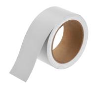 sourcing map Mirror Border Peel and Stick Wood Grain Tape 2" x 39ft PVC Self-Adhesive Waterproof Frame Sticker Removable Wallpaper for Bathroom Cabinet Door Photo Frame, Bright Silver