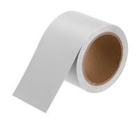 sourcing map Mirror Border Peel and Stick Wood Grain Tape 3" x 39ft PVC Self-Adhesive Waterproof Frame Sticker Removable Wallpaper for Bathroom Cabinet Door Photo Frame, Bright Silver