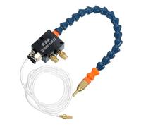 sourcing map Mist Coolant Lubrication Spray System, 400mm Engraving Cooling Sprayer Machine with Hose Pipe for Cooling Machine CNC Lathe Milling Drill, Green