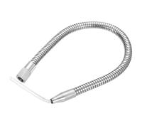 sourcing map Mist Coolant Lubrication Spray System, 500mm G1/4" Thread Metal Flexible Water Oil Cooling Tube with Round Head Nozzle for Cooling Machine CNC Lathe Milling Drill