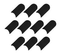 sourcing map Mobile Gaming Finger Sleeve Controller Finger Thumb Sleeve Gloves Black, Carbon Fiber Anti-Sweat Breathable, for Mobile Phone Game, Pack of 50