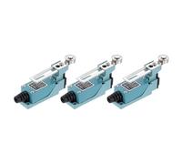 sourcing map Momentary Limit Switch 5A/250VAC 0.4A/115VDC Rotary Adjustable Roller Lever Arm Limit Switch ME-8108 3 Pcs for CNC Mill 3D Printer Door Switch