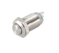 sourcing map Momentary Metal Push Button Switch 10mm Mounting Dia 1NO 1NC COM DC 30V 24 X 13.5mm