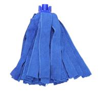 sourcing map Mop Head Replacement, Mop Handle Microfiber Cloth Refill Refill Reusable Floor Cleaning Loop End Screw on Handle Rod Suitable for 0.8" Diameter Stick for Floor Cleaning, Blue