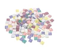 sourcing map Mosaic Tiles 1x1cm Mosaic Tile Light Pink Purple Series 200Pcs | Micro Glass Tiny Mini DIY Hobbies Handmade Crystal Free Stone Craft Material Creativity