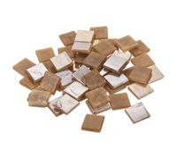 sourcing map Mosaic Tiles, Micro Glass Tiny Mini Mosaic Tile DIY Hobbies Handmade Crystal Free Stone Craft Material Creativity (Gold Pack of 500g)