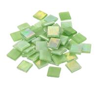 sourcing map Mosaic Tiles, Micro Glass Tiny Mini Mosaic Tile DIY Hobbies Handmade Crystal Free Stone Craft Material Creativity (Pale Navy Blue Pack of 200g)