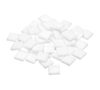 sourcing map Mosaic Tiles, Micro Glass Tiny Mini Mosaic Tile DIY Hobbies Handmade Crystal Free Stone Craft Material Creativity (Bright White Pack of 200g)