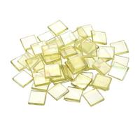 sourcing map Mosaic Tiles, Micro Glass Tiny Mini Mosaic Tile DIY Hobbies Handmade Crystal Free Stone Craft Material Creativity (Tea Brown Pack of 100g)