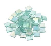 sourcing map Mosaic Tiles, Micro Glass Tiny Mini Mosaic Tile DIY Hobbies Handmade Crystal Free Stone Craft Material Creativity (Deep Grass Green Pack of 100g)