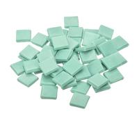 sourcing map Mosaic Tiles, Micro Glass Tiny Mini Mosaic Tile DIY Hobbies Handmade Crystal Free Stone Craft Material Creativity (Light Grass Green 200g)