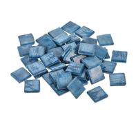 sourcing map Mosaic Tiles, Micro Glass Tiny Mini Mosaic Tile DIY Hobbies Handmade Crystal Free Stone Craft Material Creativity (Dark Blue Pack of 100g)