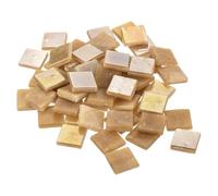 sourcing map Mosaic Tiles, Micro Glass Tiny Mini Mosaic Tile DIY Hobbies Handmade Crystal Free Stone Craft Material Creativity (Dull Brown 200g)