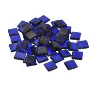 sourcing map Mosaic Tiles, Micro Glass Tiny Mini Mosaic Tile DIY Hobbies Handmade Crystal Free Stone Craft Material Creativity (Navy Blue Pack of 200g)