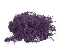 Sourcing Map Moss - 0.35 OZ Fake Natural Preserved Moss for Craft Arts, Floral, Wedding, Garden, Patio, Table, Terrariums, Decoration (Dark Purple)