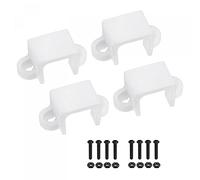 sourcing map Motor Mounting Bracket Motor Base 11.5mm White with Screws Nuts for N20 Micro Gear Motor 4 Pack