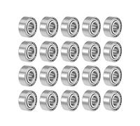 sourcing map MR104ZZ Deep Groove Ball Bearings 4mm Inner Dia 10mm OD 4mm Bore Double Shielded Chrome Steel Z2 20pcs
