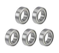 sourcing map MR148ZZ Deep Groove Ball Bearings 8mm Inner Dia 14mm OD 4mm Bore Double Shielded Chrome Steel Z2 5pcs