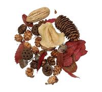 sourcing map Natural Dried Flower Set, Dried Pressed Flowers Dry Leaves Bulk Natural Plants Kit Dried Flower Bouquets for Scrapbooking Crafts Resin Jewelry Candle (Red+Brown)