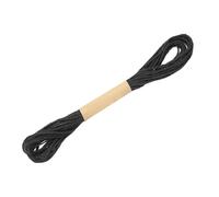 sourcing map Natural Jute Twine String, 0.08 Inch x 33 ft Jute Rope Thread String Rope for Gardening DIY Crafts Home Decor Gift Wrapping, Black