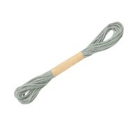 sourcing map Natural Jute Twine String, 0.08 Inch x 33 ft Jute Rope Thread String Rope for Gardening DIY Crafts Home Decor Gift Wrapping, Silver Gray