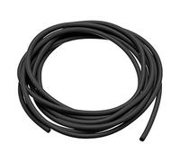 sourcing map Natural Latex Rubber Tubing 1.8mm ID 4.2mm OD 10ft Black Highly Elastic for Sports Exercise Fitness