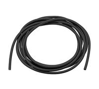 sourcing map Natural Latex Rubber Tubing 2mm ID 5mm OD 10ft Black Highly Elastic for Sports Exercise Fitness