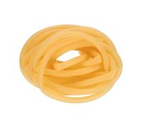 sourcing map Natural Latex Rubber Tubing, 3/16" ID x 9/32" OD 16.4Ft Elastic Tube Rubber Hose for Home Stretching Sporting Laboratory