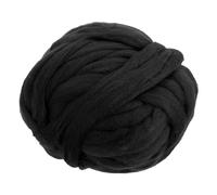 sourcing map Needle Felting Wool, 16 Oz Nature Fibre Wool Yarn Roving for Wet Felting, Handcrafts, DIY Materials (Black)