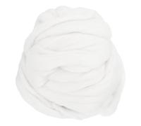 sourcing map Needle Felting Wool, 16 Oz Nature Fibre Wool Yarn Roving for Wet Felting, Handcrafts, DIY Materials (Bright White)