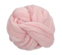sourcing map Needle Felting Wool, 3.5 Oz Nature Fibre Wool Yarn Roving for Wet Felting, Handcrafts, DIY Materials (Light Purple Pink)