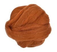 sourcing map Needle Felting Wool, 3.5 Oz Nature Fibre Wool Yarn Roving for Wet Felting, Handcrafts, DIY Materials (Maroon)