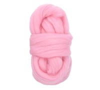 Sourcing Map Needle Felting Wool Roving Yarn - 1.76oz Natural Fibre, Light Pink