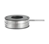 sourcing map Nichrome Flat Heater Wire 49ft(15m) x0.2mmx3mm High Temp Wire for Heating Elements, DIY Crafts, Black and Silver