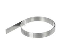 sourcing map Nichrome Flat Heater Wire 6.5ft(2m) x0.2mmx15mm High Temp Wire for Heating Elements, DIY Craft, Black and Silver