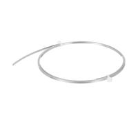 sourcing map Nichrome Flat Heater Wire 6.5ft(2m) x0.2mmx2mm High Temp Wire for Heating Elements, DIY Craft, Black and Silver