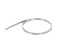 sourcing map Nichrome Flat Heater Wire 6.5ft(2m) x0.2mmx4mm High Temp Wire for Heating Elements, DIY Craft, Black and Silver