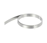 sourcing map Nichrome Flat Heater Wire 9.5ft(3meters) x0.2mmx10mm High Temp Wire for Heating Elements, DIY Craft, Black and Silver